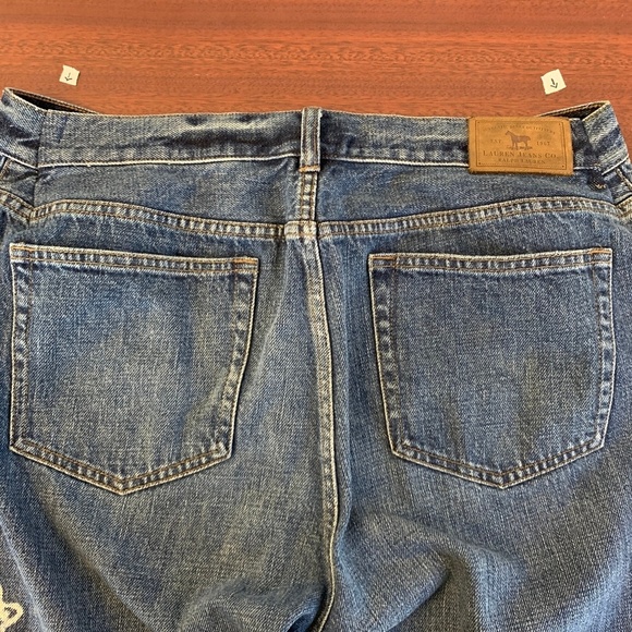 Ralph Lauren 100% Cotton Mom Jeans Straight Leg - Picture 6 of 8